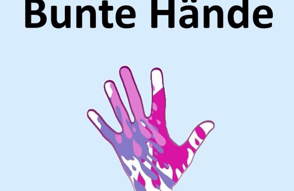 bunte Hände